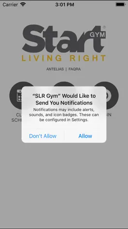 Game screenshot Start Living Right Gym apk