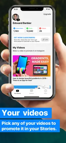 Captura 3 YT Sticker Subscribers Studio iphone