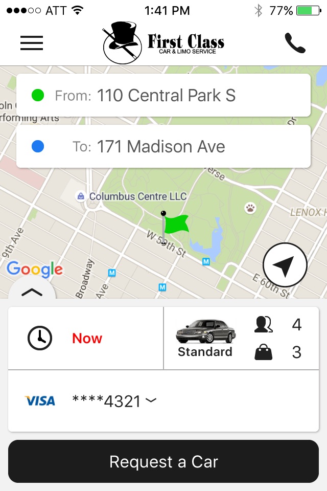 First Class Car Limo screenshot 3