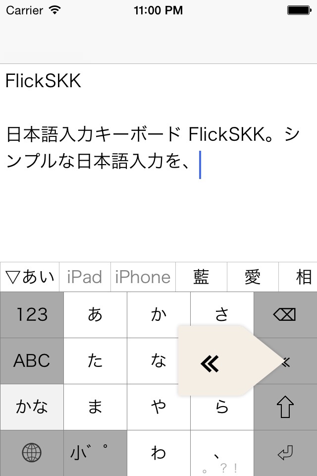 FlickSKK screenshot 3