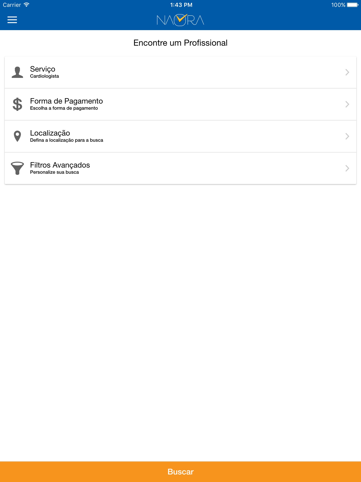 Naora - Agende sua consulta screenshot 2