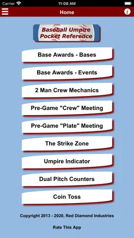 Game screenshot Baseball Umpire Pocket Ref apk