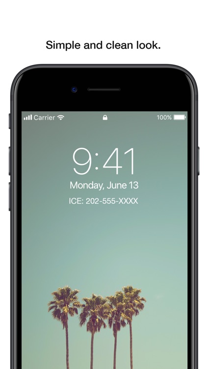 IfFound - Lock Screen number