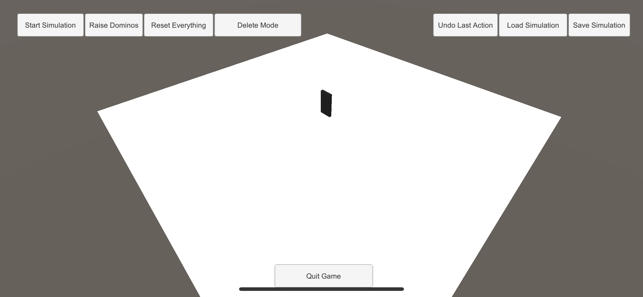 Falling domino simulator