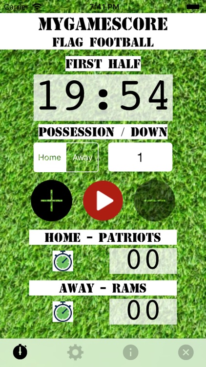MyGameScore Flag Football screenshot-3