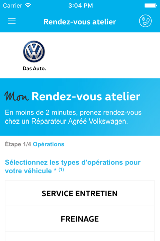 Volkswagen Service screenshot 3