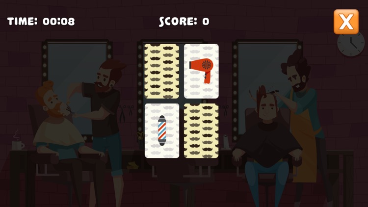 Barbershop Set - Memory game