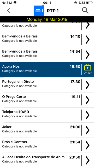 Portugal TV Schedule & Guide screenshot 3