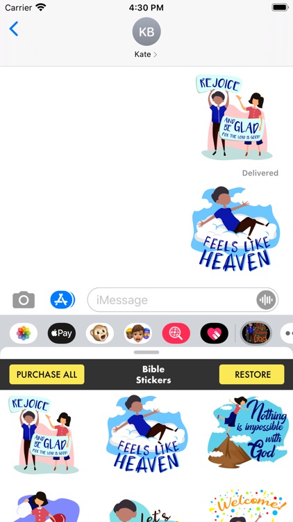 Bible Stickers - Christian