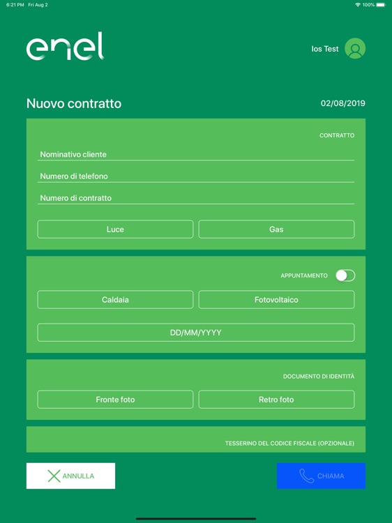 New Green Service contratti screenshot-3