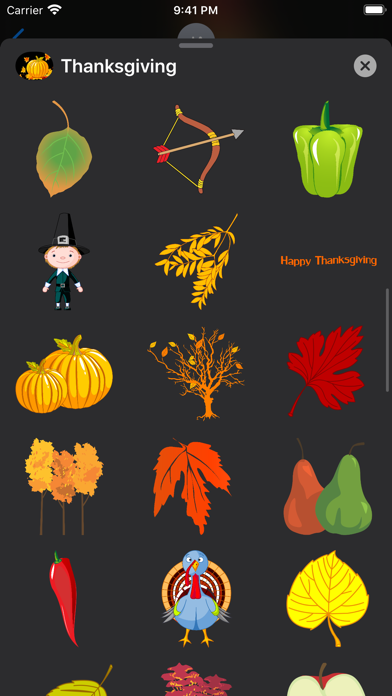 Thanksgiving Stickers & Emojis screenshot 3