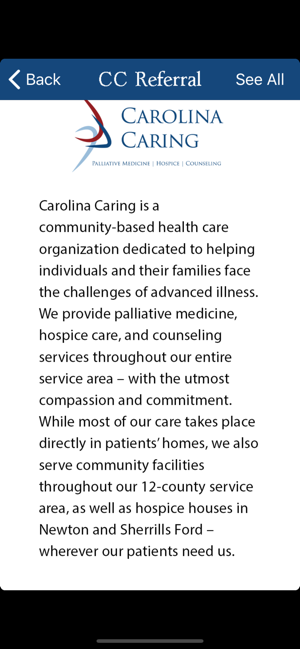 Carolina Caring Referral(圖2)-速報App