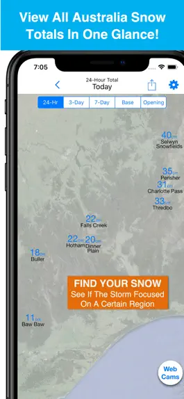 Game screenshot Australia Snow Map & Webcams mod apk