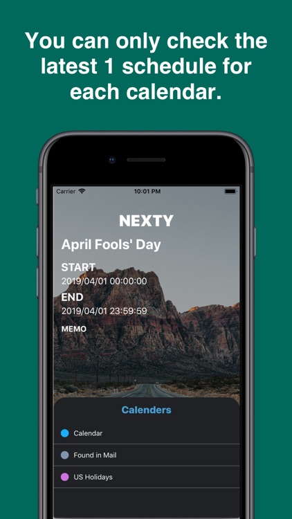 NEXTY calender checker