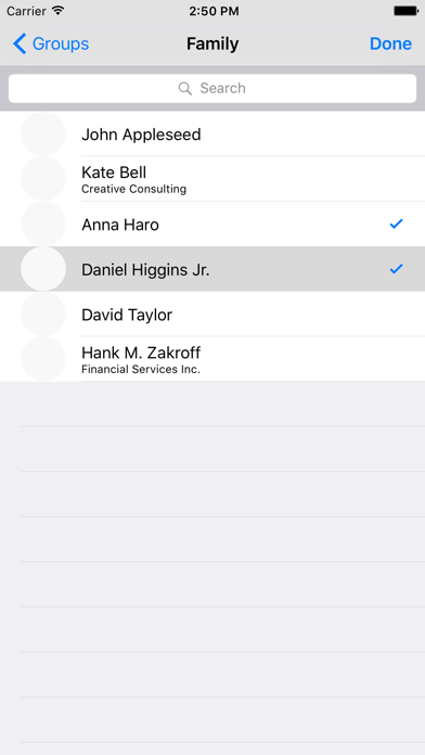 How to cancel & delete Contact Groups App from iphone & ipad 3