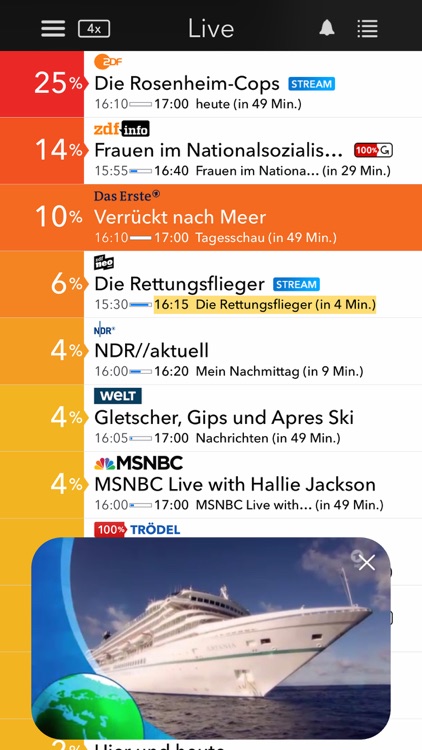 Live TV - Fernsehen