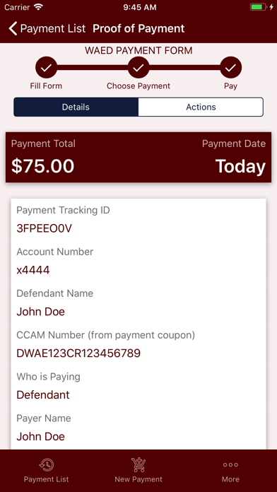 WAED Payment screenshot 2