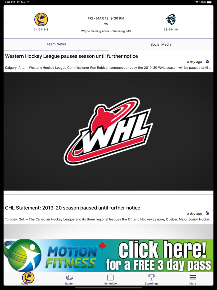 Saskatoon Blades Official App