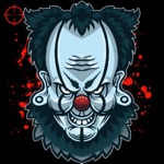 Granny Clown in Halloween