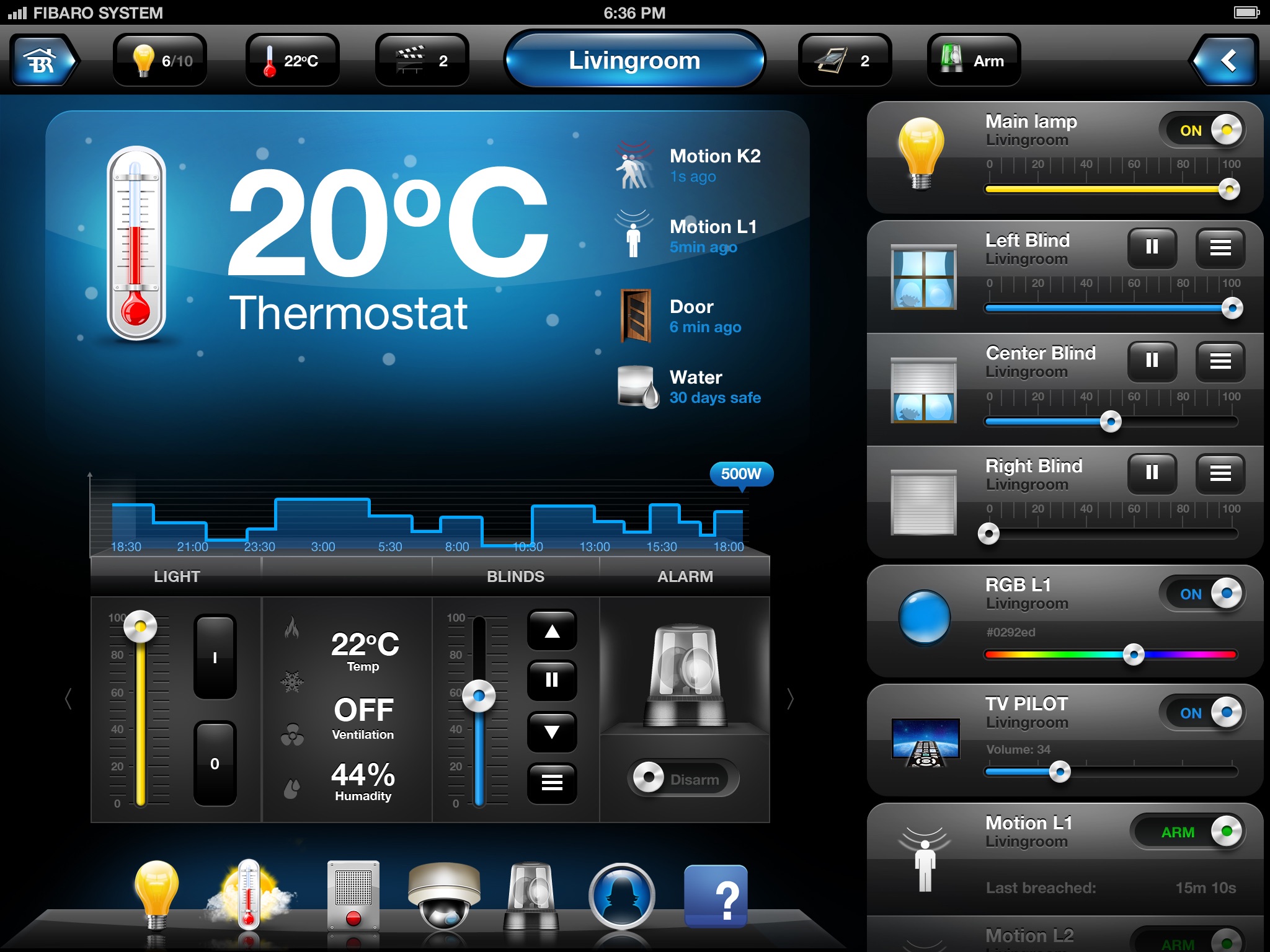 FIBARO for iPad screenshot 4