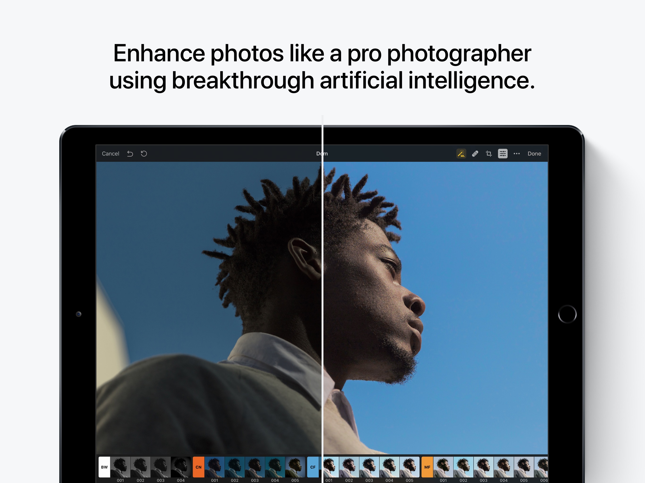 Screenshot do app Pixelmator Photo
