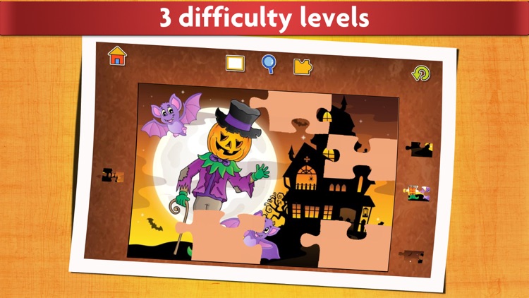 Halloween Kids Jigsaw Puzzles screenshot-3