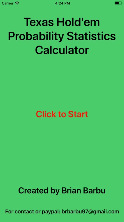 Texas Hold'em Probability Calc