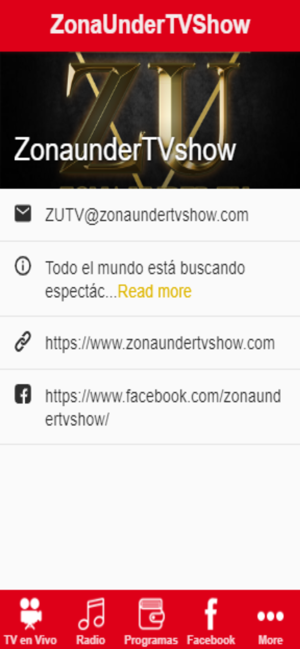 ZonaUnderTVShow