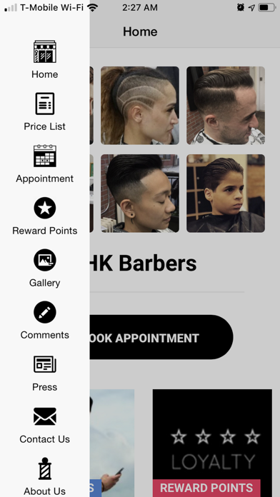 HK Barbers screenshot 2