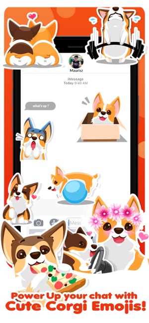 Welsh Corgi Emojis Dog Sticker(圖3)-速報App