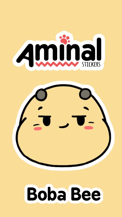 Boba Bee Stickers: Aminals