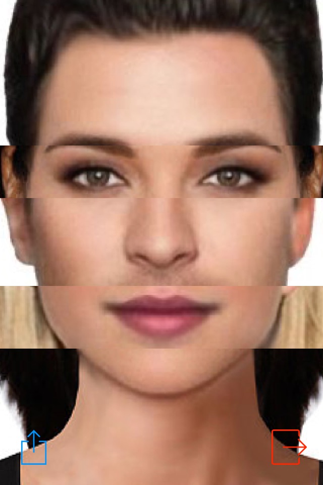 Face comparison slider screenshot 2