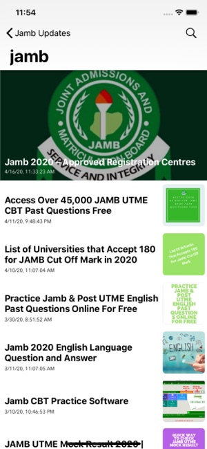 Jamb CBT, News & Results