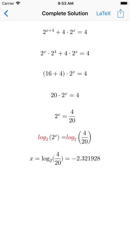 Exponential Equations   ++ screenshot-5