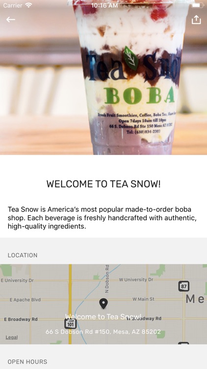 Tea Snow