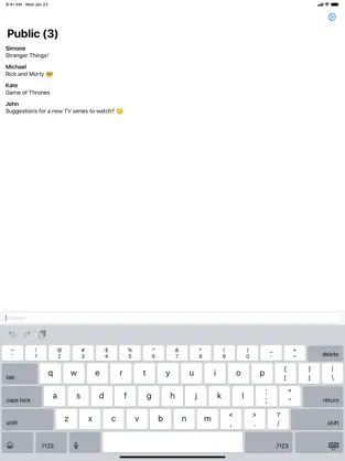 Bildschirmfoto 1 Berkanan Messenger Lite iphone