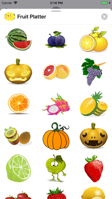 Fruit Platter Stickers screenshot 3
