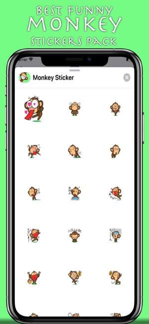 Funny Monkey Sticker(圖5)-速報App