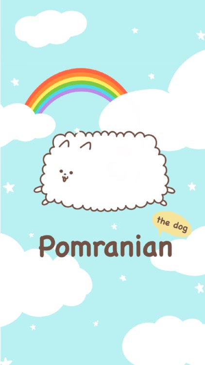 Pomranian the Dog Stickers