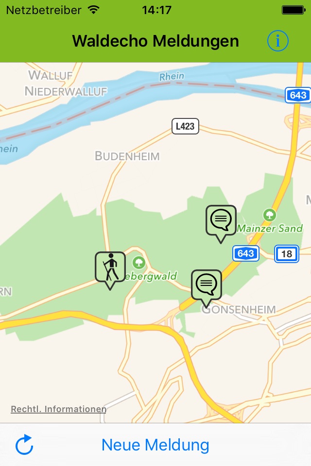 Waldecho Rheinland-Pfalz screenshot 2