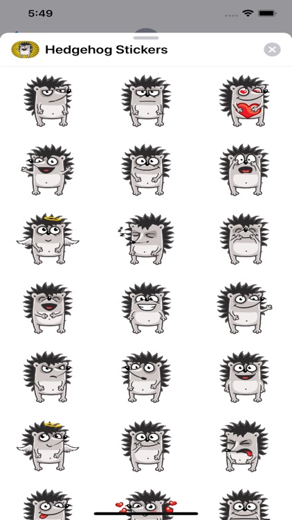 Hedgehog Stickers