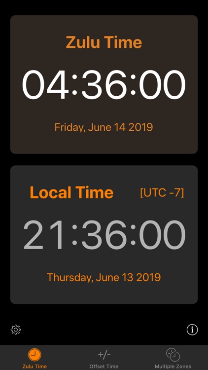 Zulu Time