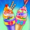Play this amazing ice cream cone cooking games with addictive and smooth ice cream cone cupcake baking controls