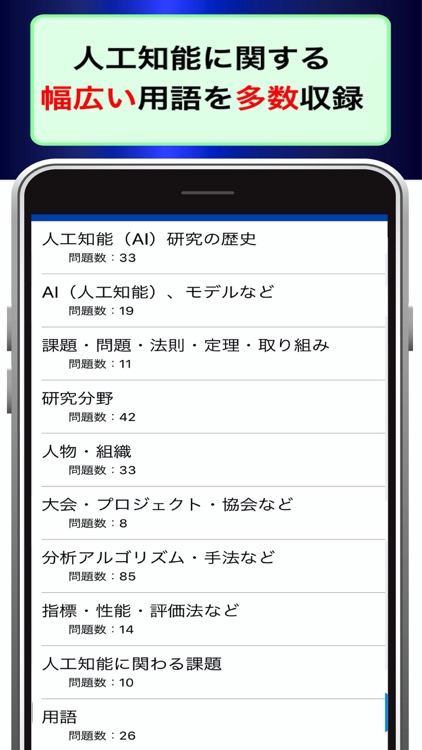 ディープラーニング・人工知能 用語問題集