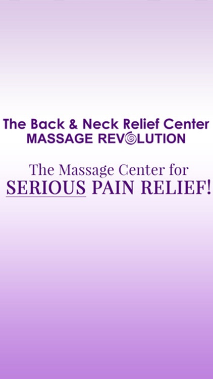 Massage Revolutions Back/ Neck