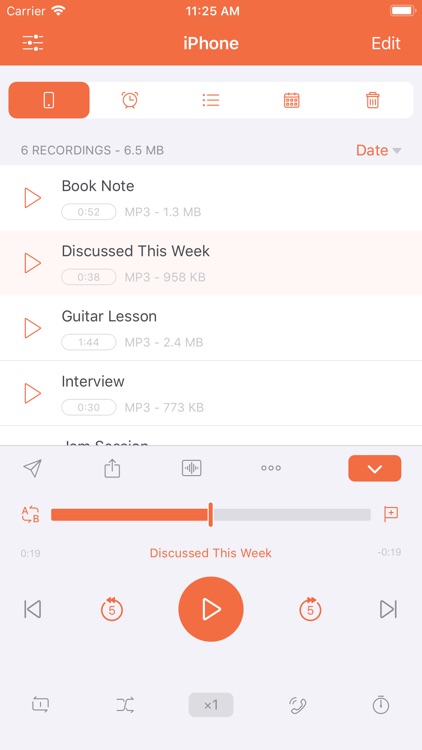 Voice Recorder HD - Recording
