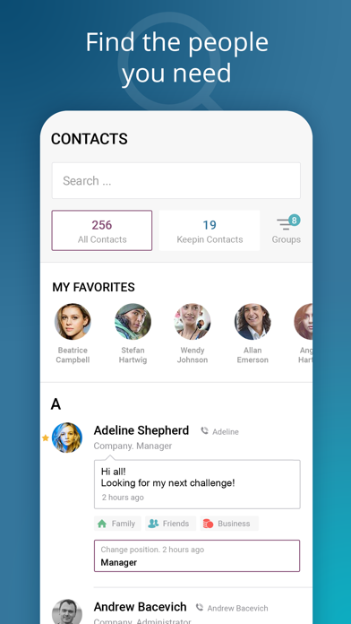 Keepin-Making Contacts Smarter screenshot 3