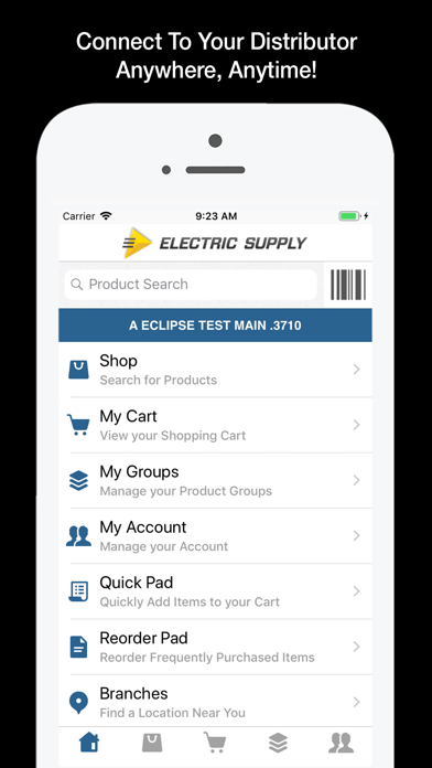 How to cancel & delete Electric Supply Inc OE Touch from iphone & ipad 1