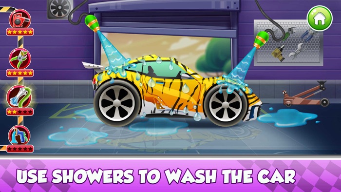 Car Wash Salon  Workshop Game