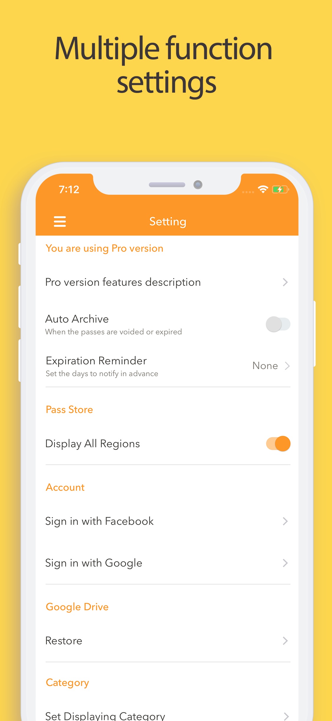 Screenshot do app Pass2U Wallet - cartões / cupo